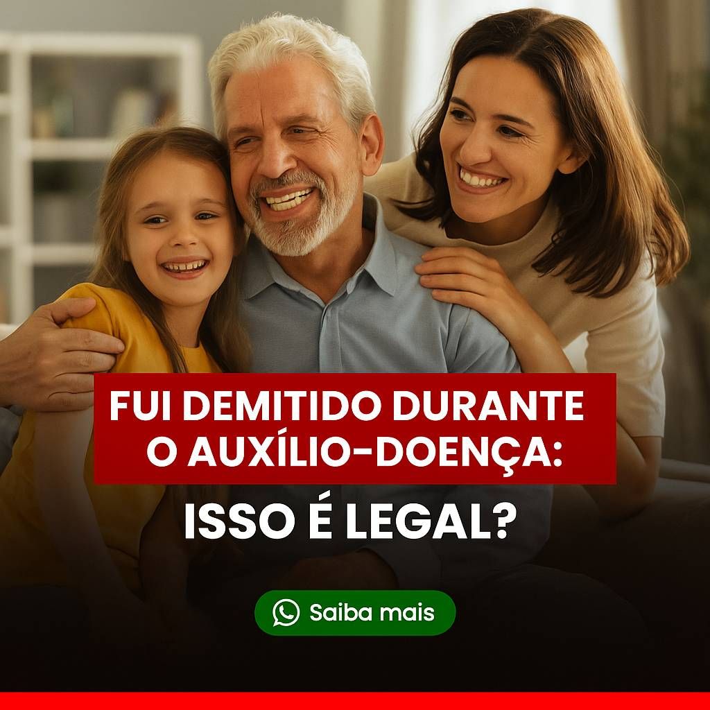 Fui demitido durante o auxílio-doença: isso é legal?